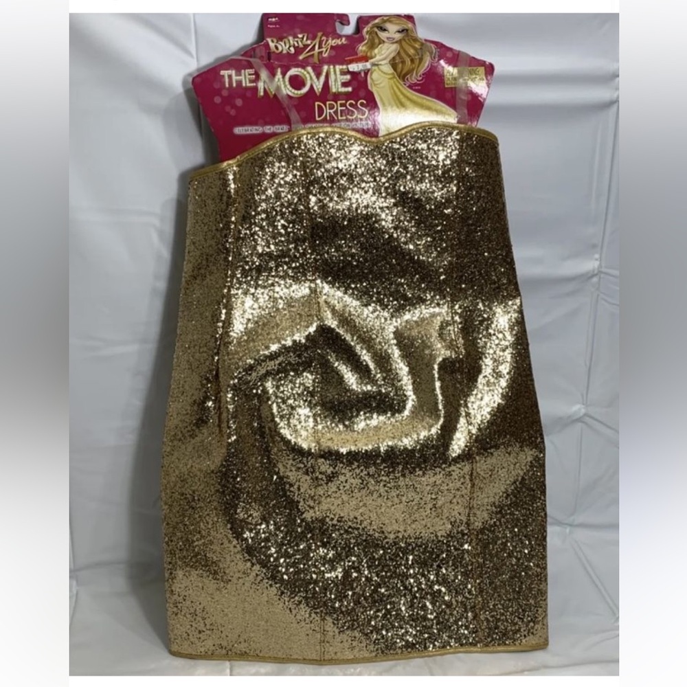 RARE Y2K Bratz 4 you gold dress